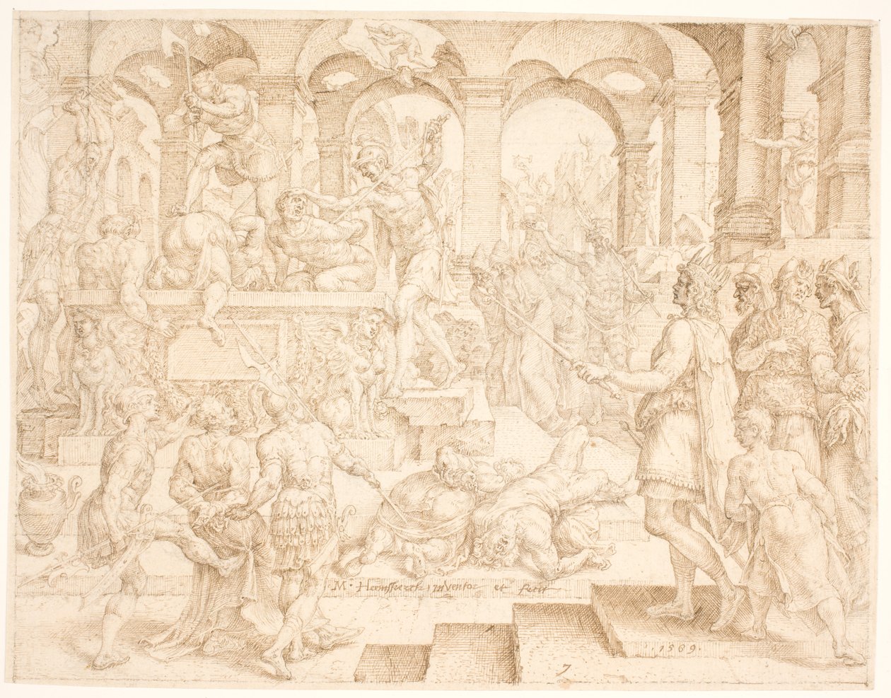 Josiah Commands All the Priests of the High Places to be Killed by Maarten van Heemskerck