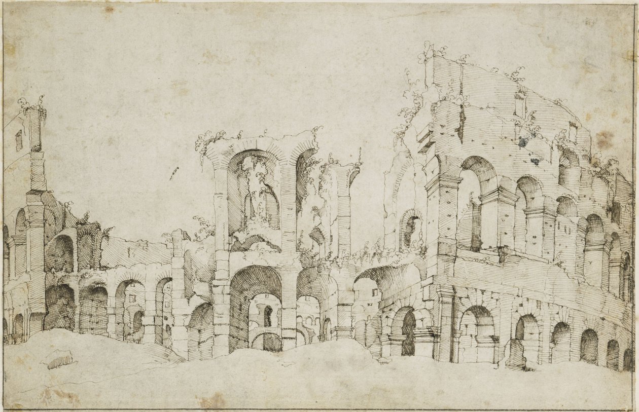Rome, the Colosseum by Maarten van Heemskerck