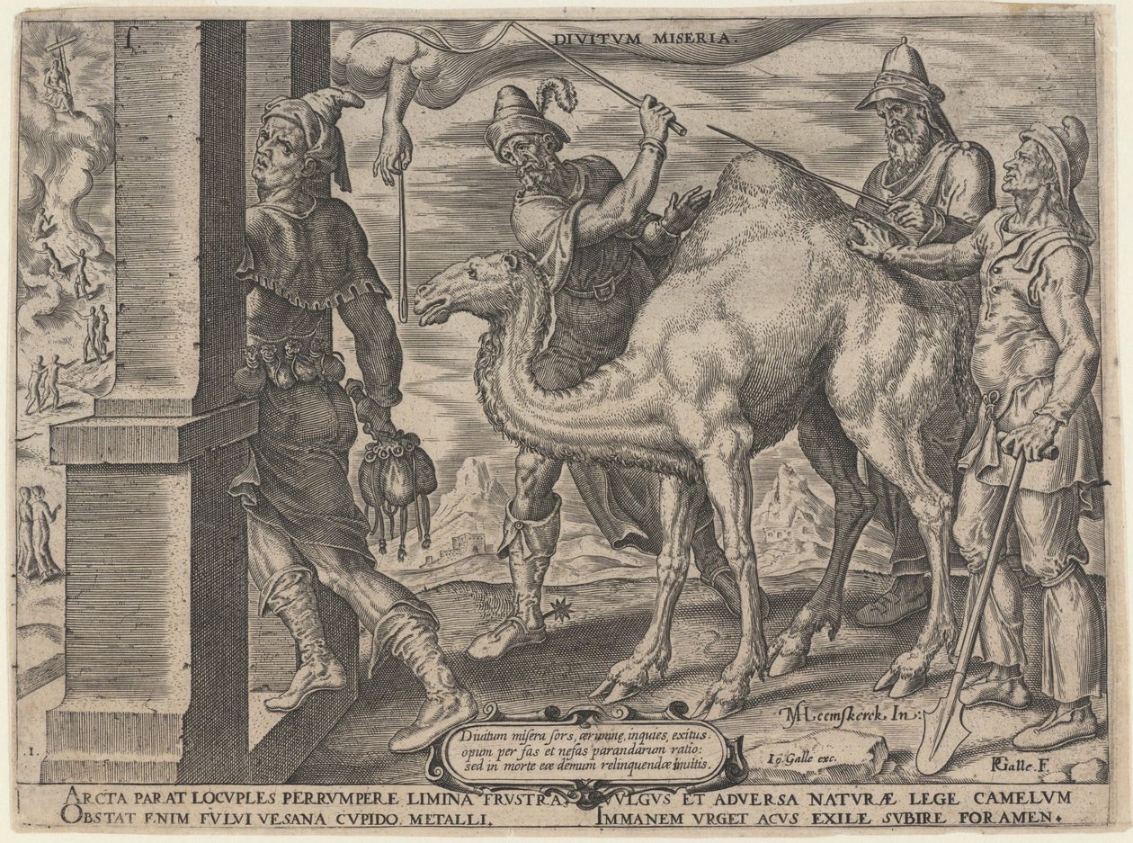 The Unhappy Lot of the Rich, 1563 by Maarten van Heemskerck