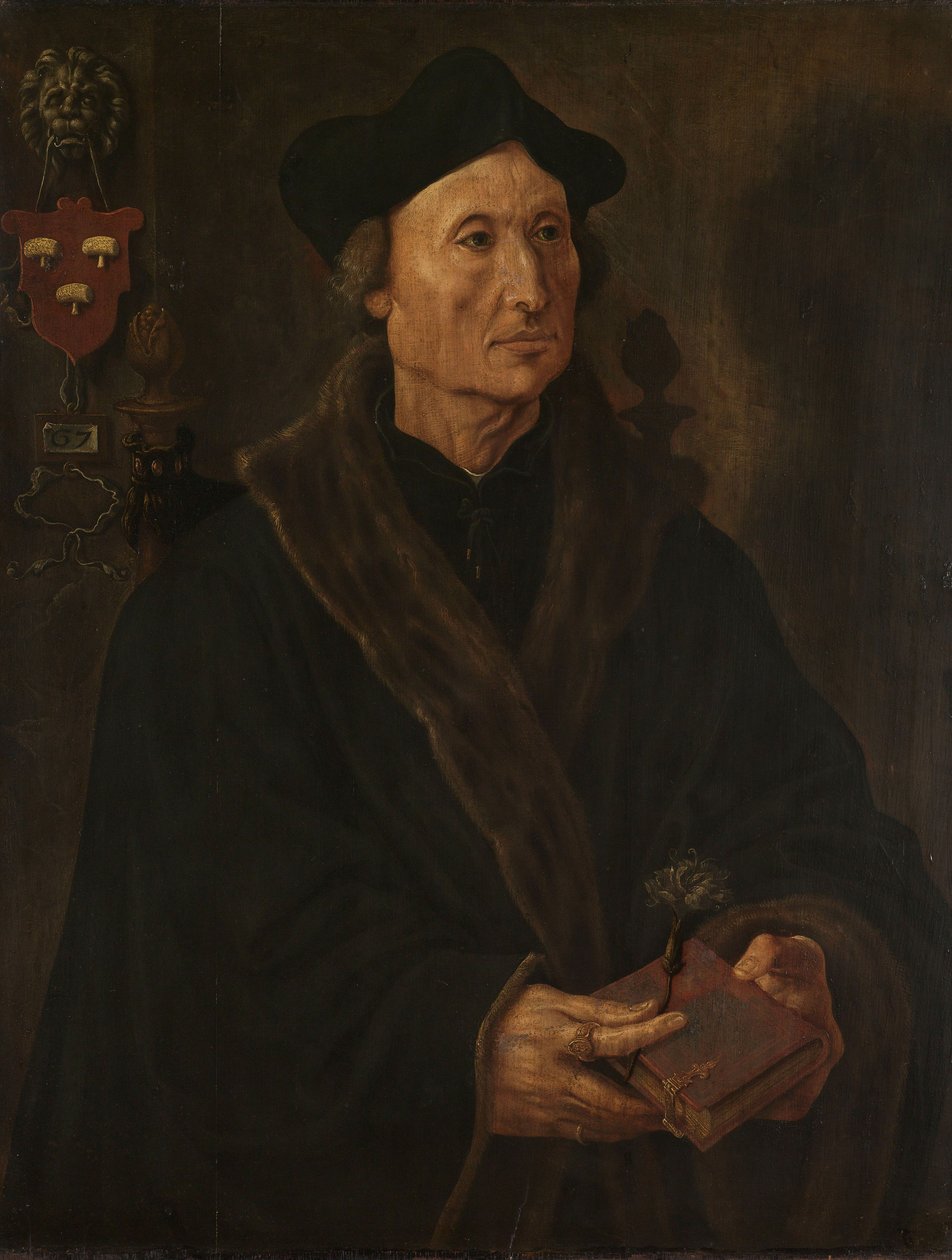 Portrait of Johannes Colmannus by Maarten van Heemskerk