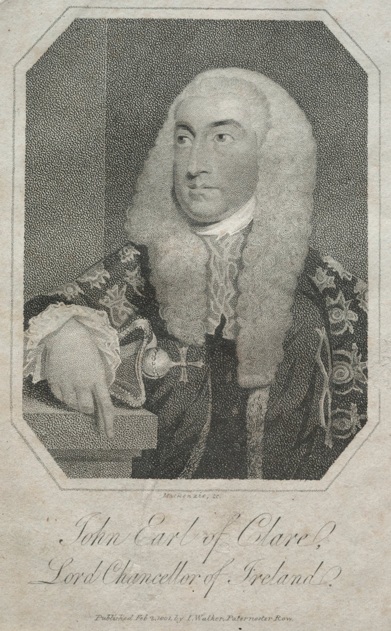 John Fitzgibbon, Earl of Clare 1749-1802, 1801 by Mackenzie