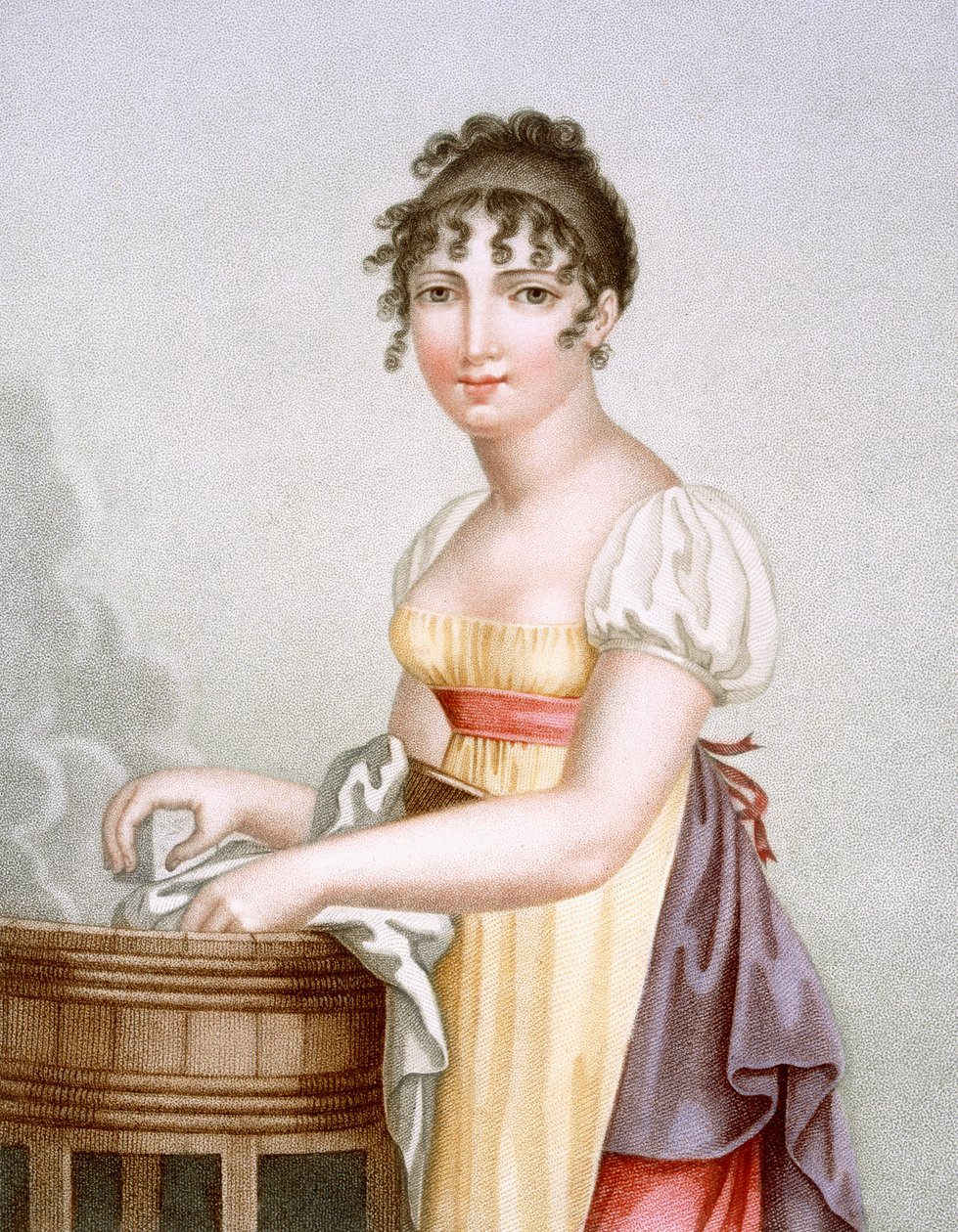 The Laundress, engraved by Augrand by Madame G. Busset Dubruste