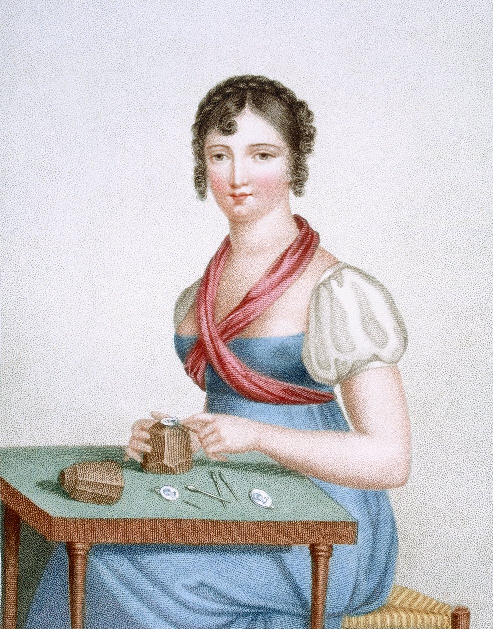The Printmaker by Madame G. Busset-Dubruste