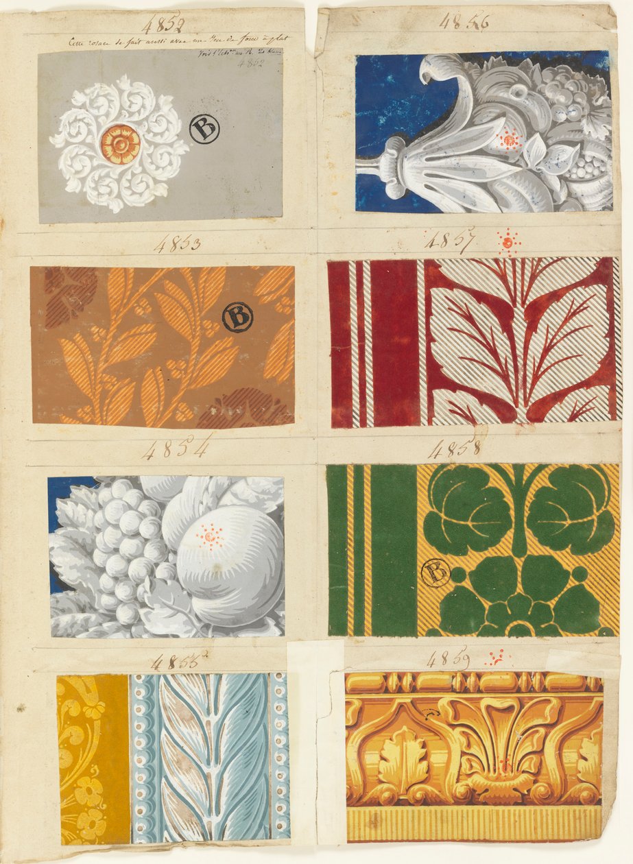 Sample Book (France), 1822-30 by Made by Jacquemart and Bénard