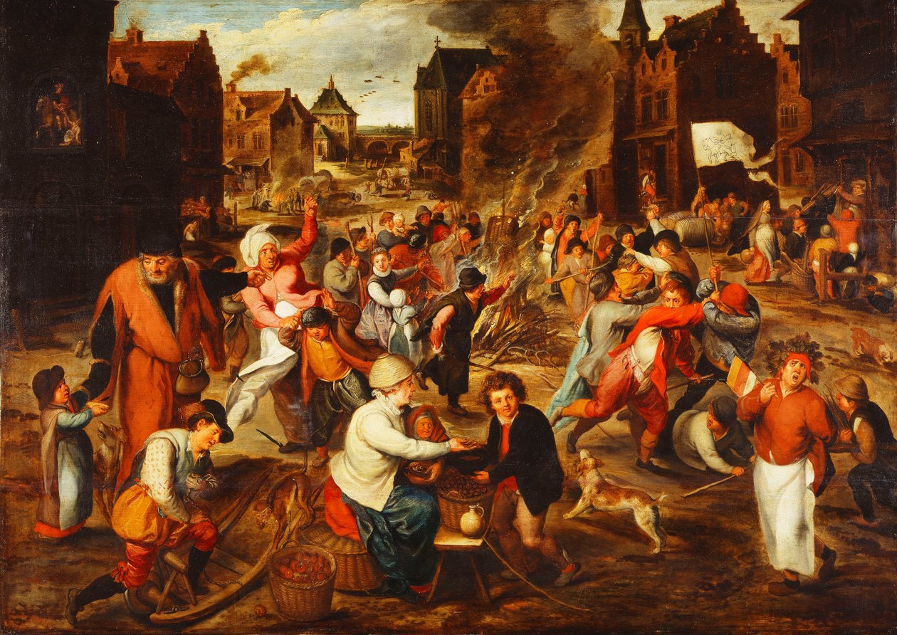 The Feast of Saint by Maerten van Cleve