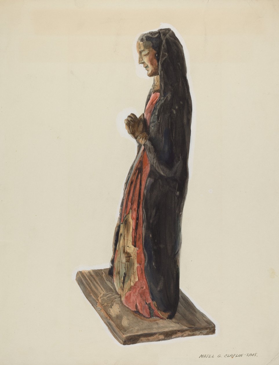 Bulto Santa Rita by Majel G. Claflin