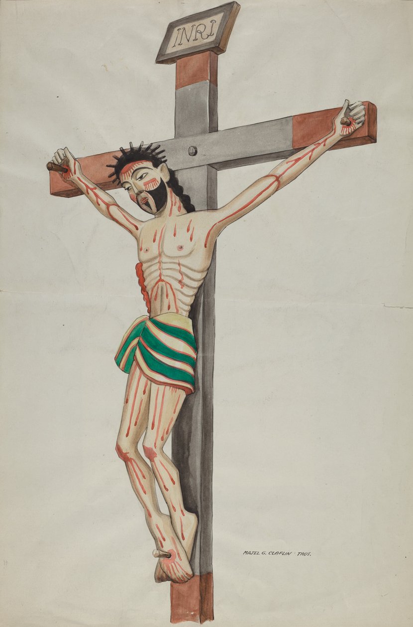 Cruciform - Bulto by Majel G. Claflin