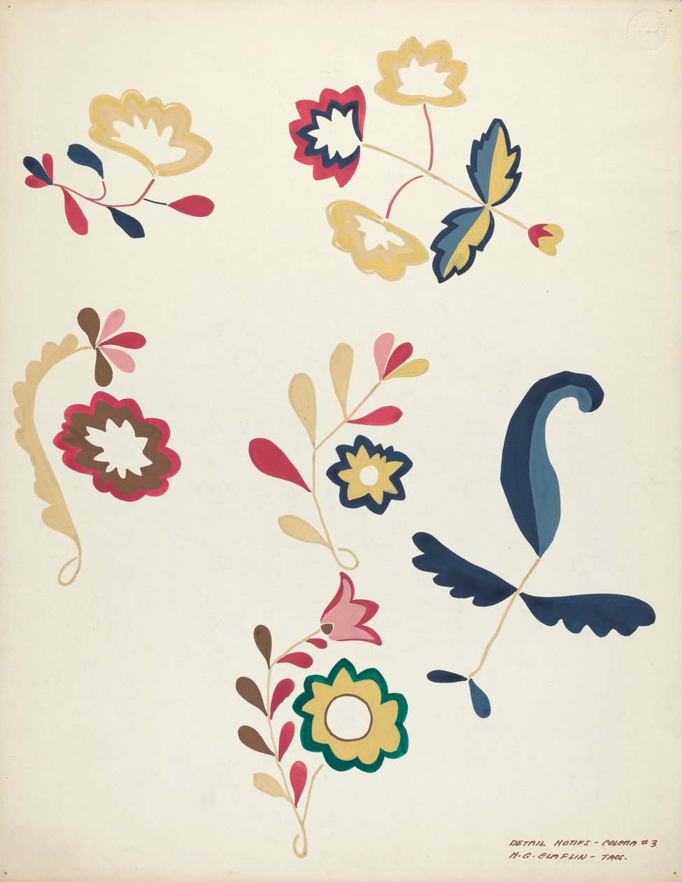 Design from a Proposed Portfolio by Majel G. Claflin