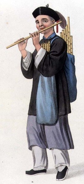 A Flute Seller, plate 34 from 
