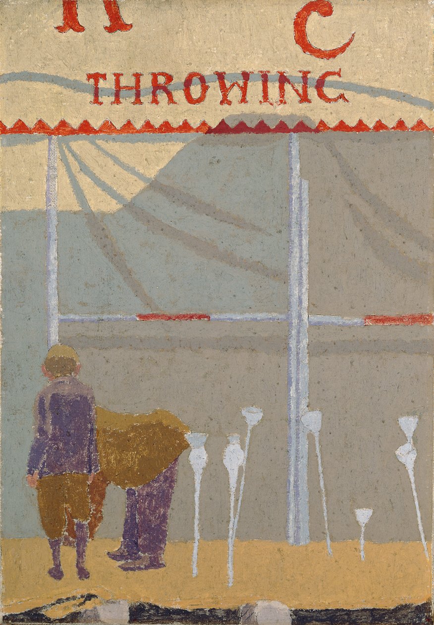 The Coconut Shy, c.1920 by Malcolm Drummond