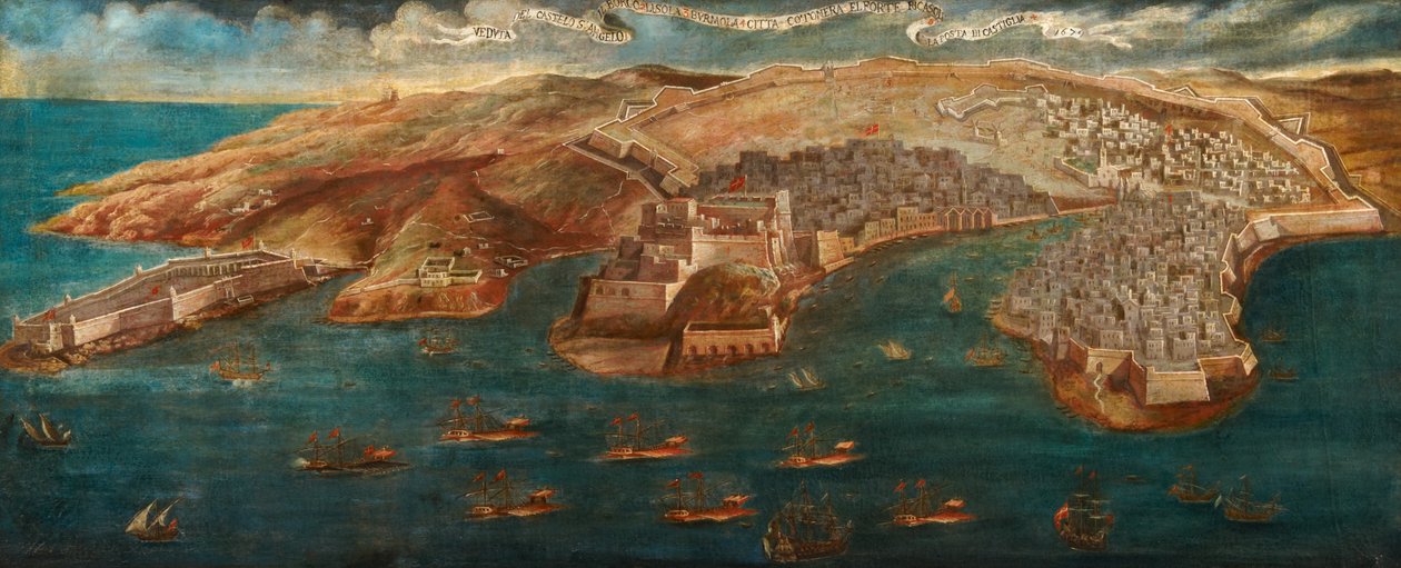 View of Fort Ricasoli, Castle St Angelo, L