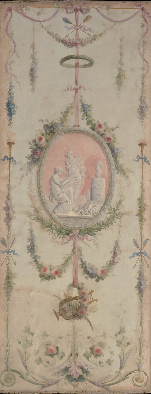 Decorative Panel One of a Pair by Manner of Le Riche