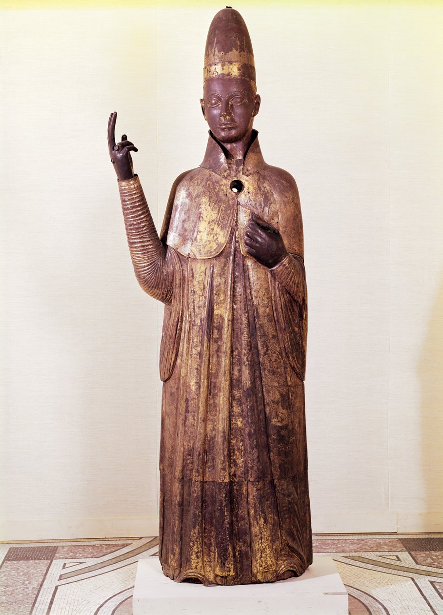 Statue of Pope Boniface VIII by Manno di Bandino