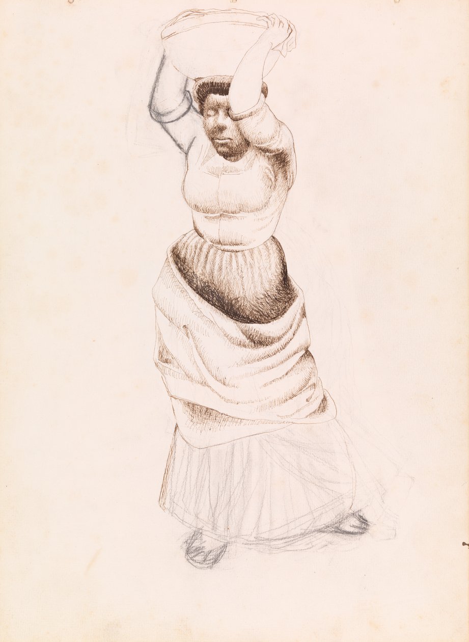 The Laundress by Manuel Martinez Hugue Manolo