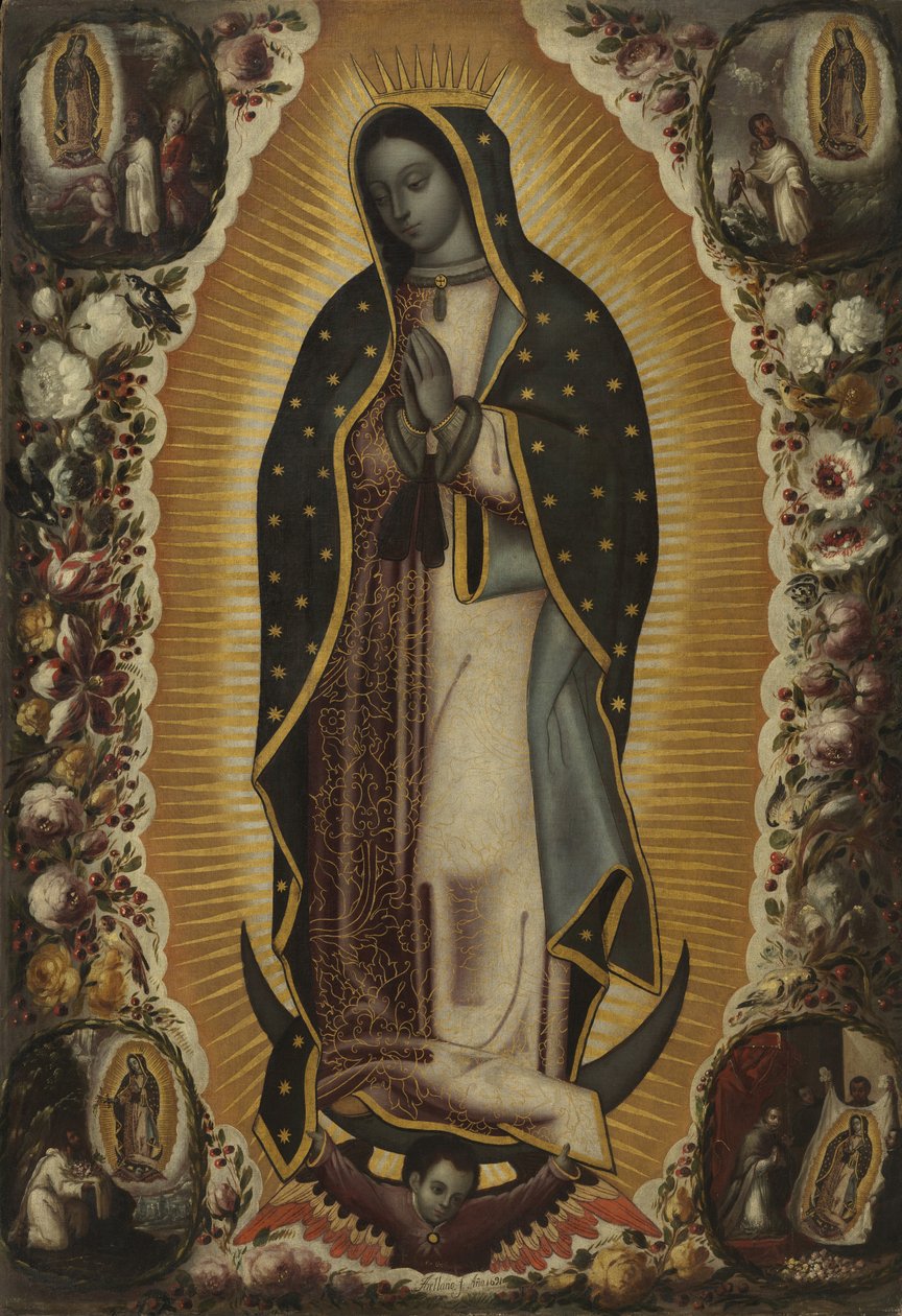 Virgin of Guadalupe by Manuel de Arellano