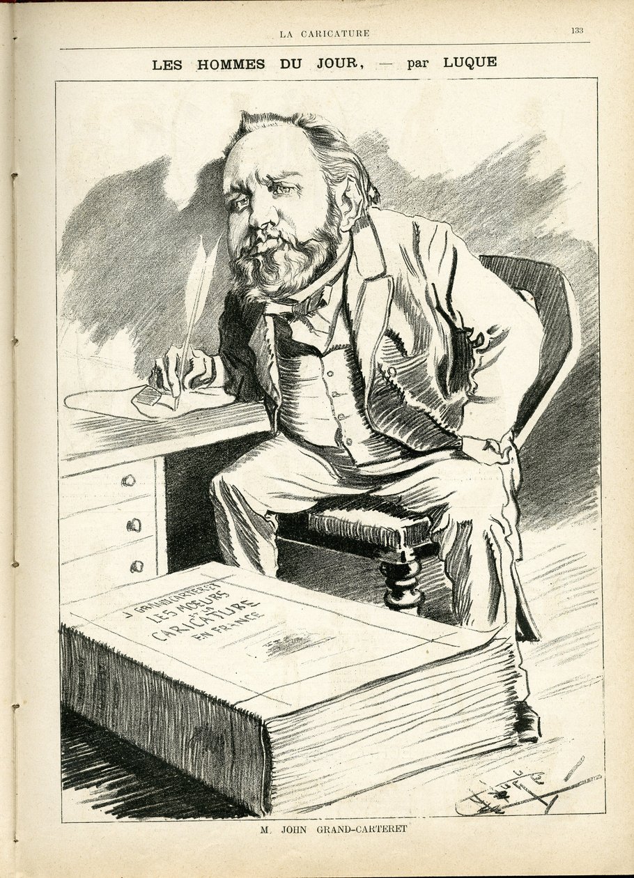 Illustration in La Caricature (1880) by Manuel Luque