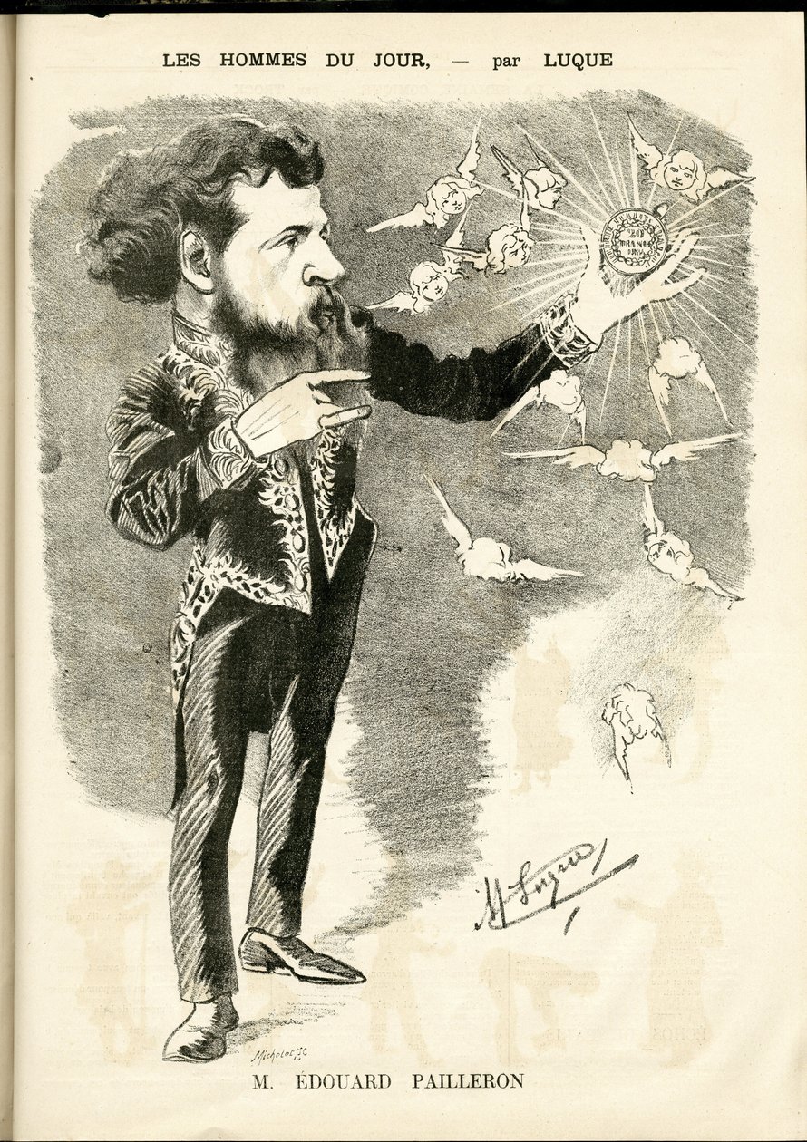 Illustration in La Caricature (1880) by Manuel Luque