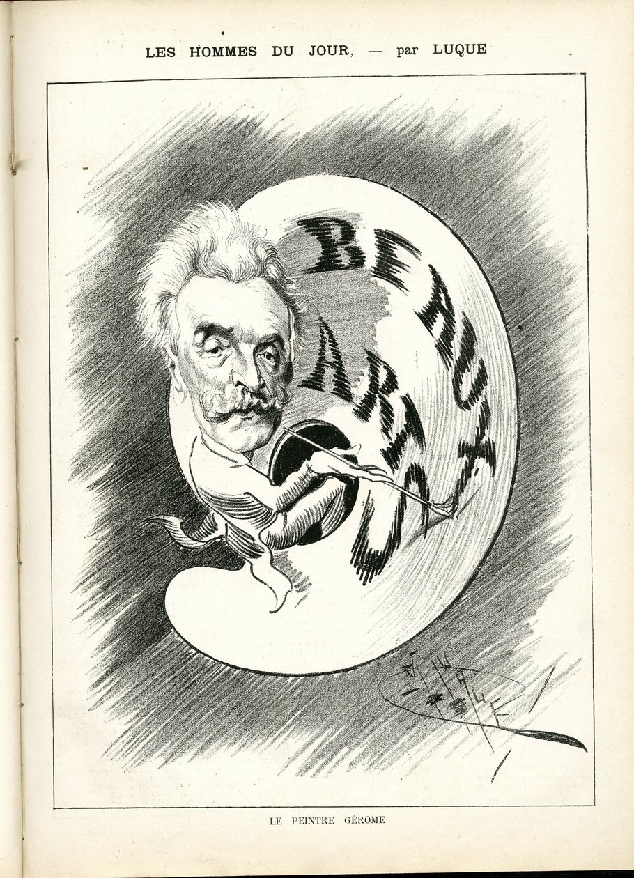 Illustration in La Caricature (1880) by Manuel Luque