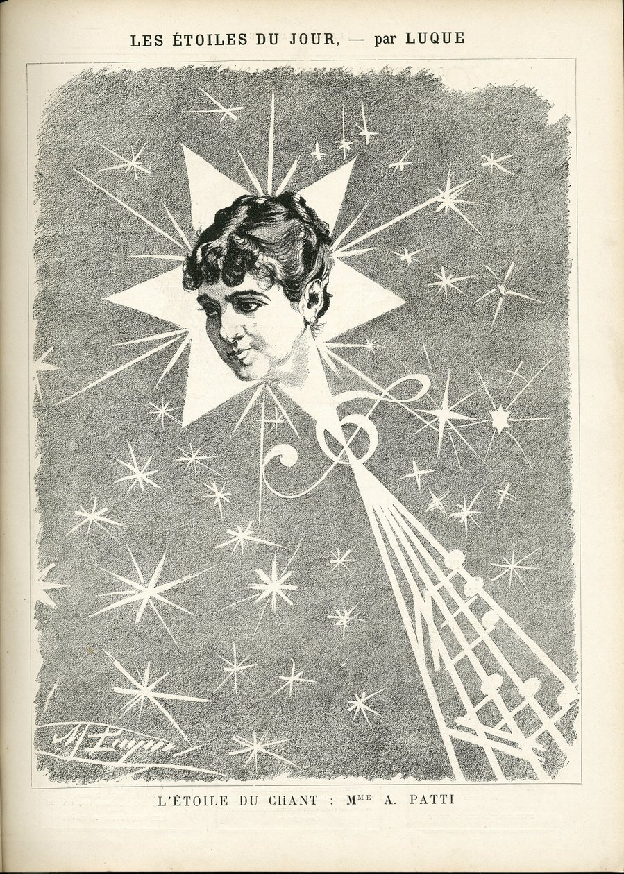 Illustration in La Caricature (1880) by Manuel Luque