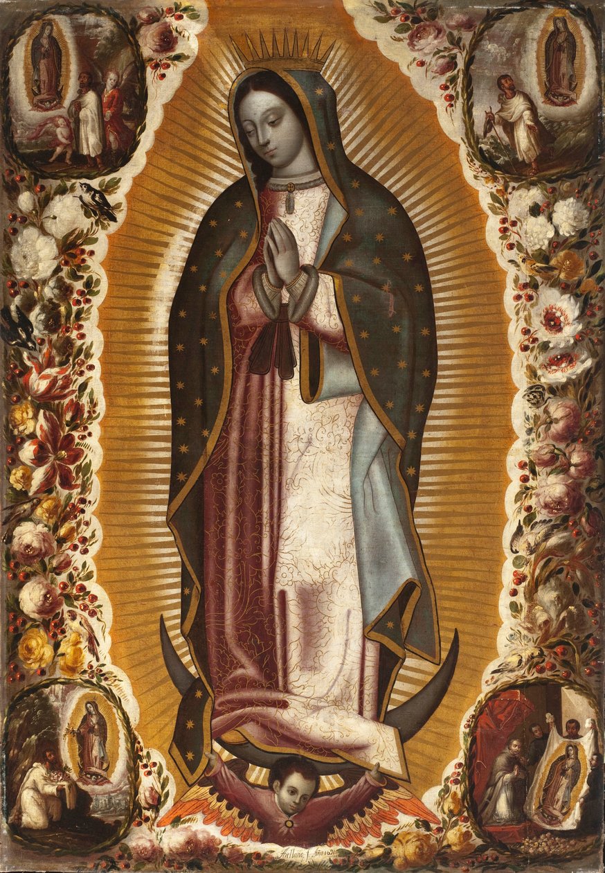 Virgin of Guadalupe by Manuel de Arellano