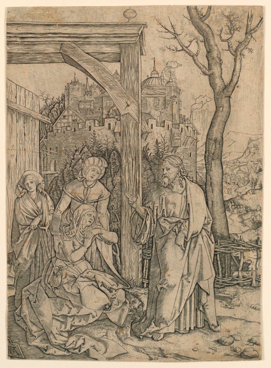Christ Taking Leave of His Mother by Marc Antonio Raimondi