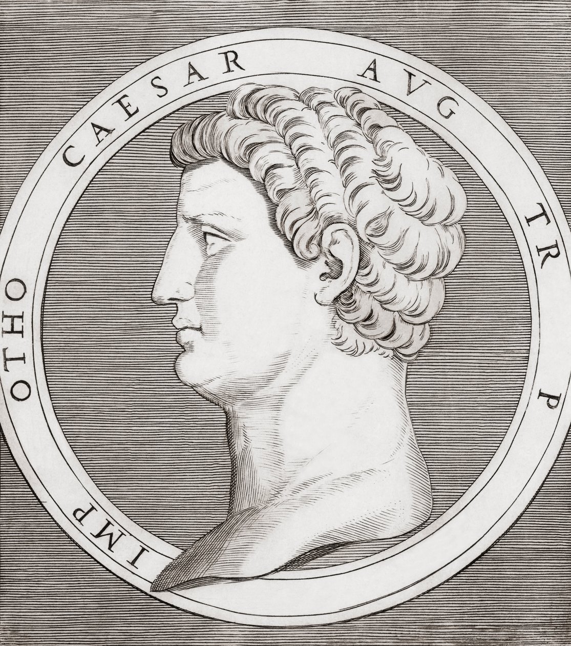 Otho, Roman Emperor by Marcantonio (after) Raimondi