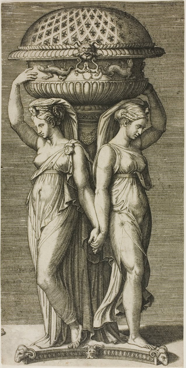 The Incense Burner by Marcantonio Raimondi