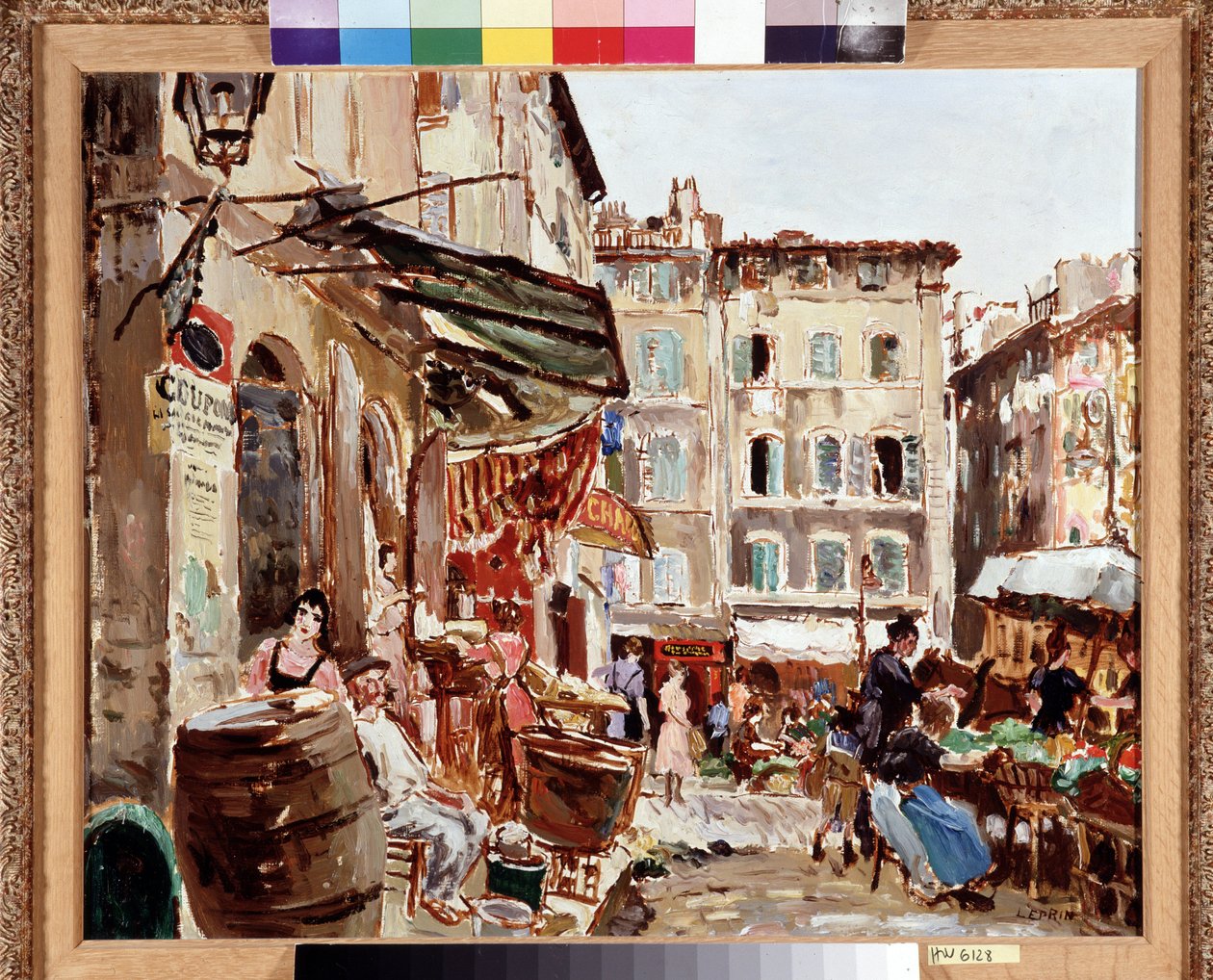 Le marché place de Lenche à Marseille by Marcel Leprin
