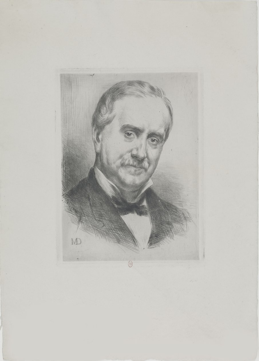 Portrait of Paul Durand-Ruel, 1882 by Marcellin Gilbert Desboutin