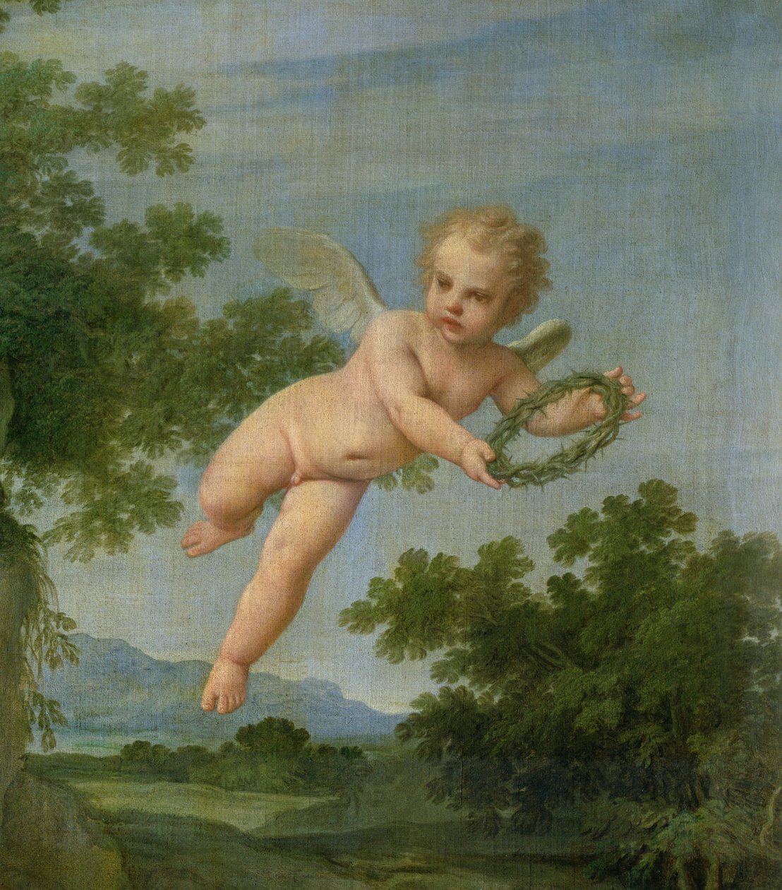Penitent Mary Magdalene (detail) by Marcantonio Franceschini