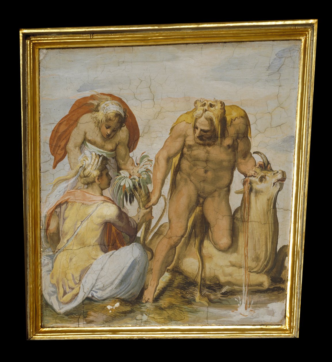 Hercules Kills the Bull from Crete by Marco Marchetti from Faenza