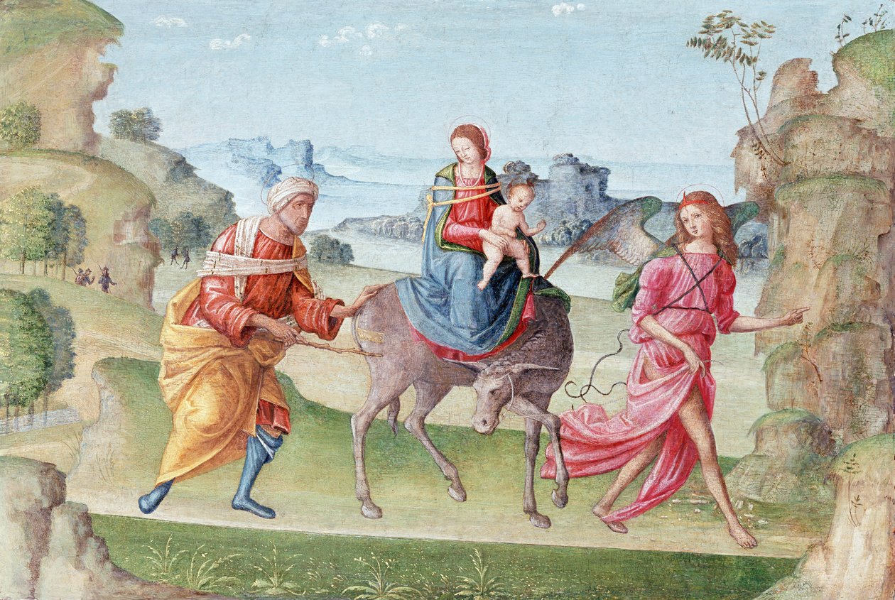 Flight into Egypt, 16th Century by Marco Meloni