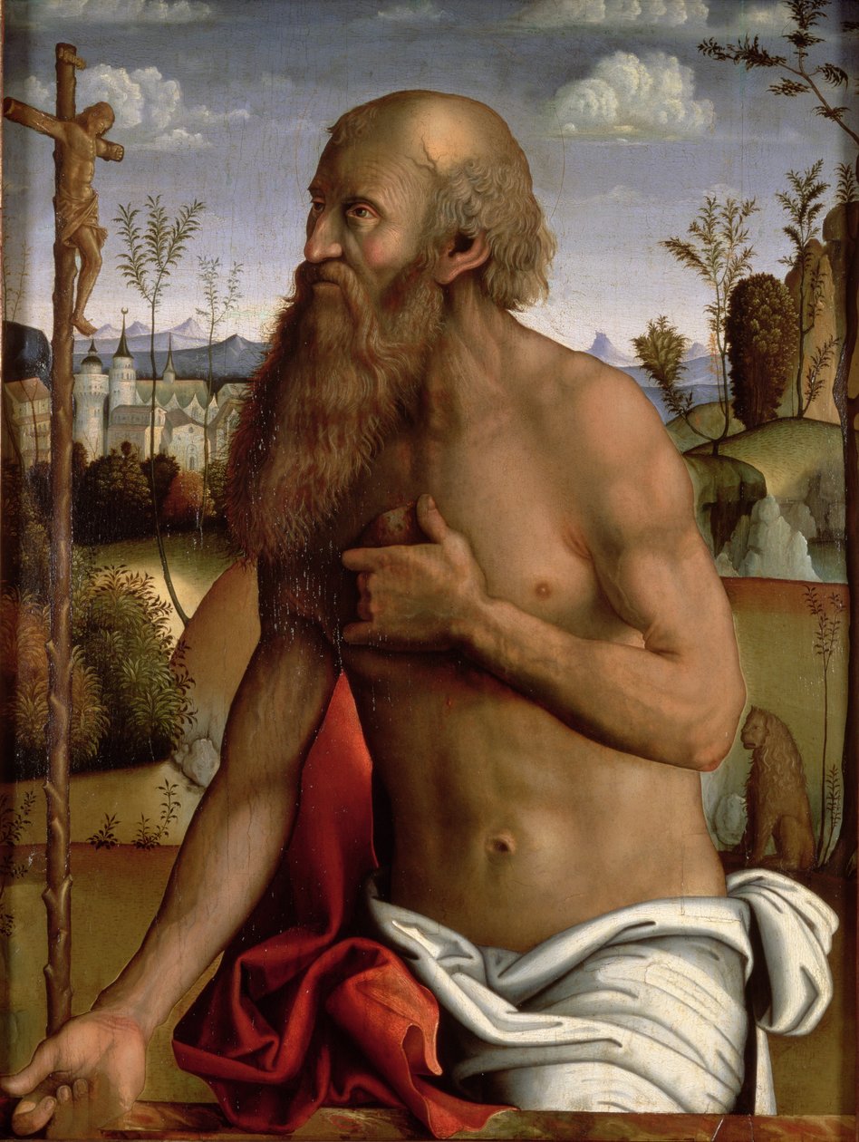 St. Jerome in Penitence by Marco Meloni