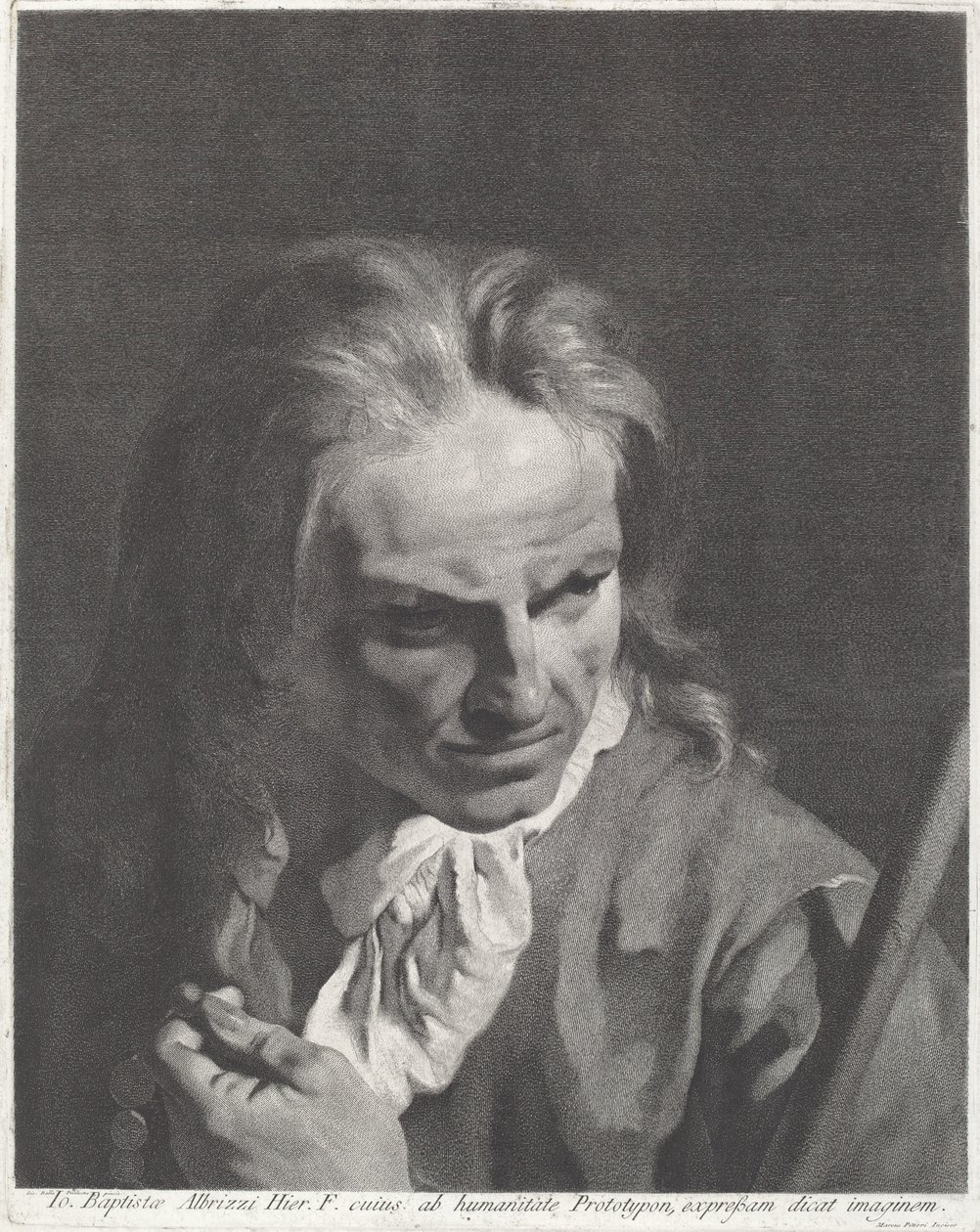 A Gentleman Pilgrim with a Rosary by Marco Alvise Pitteri after Giovanni Battista Piazzetta