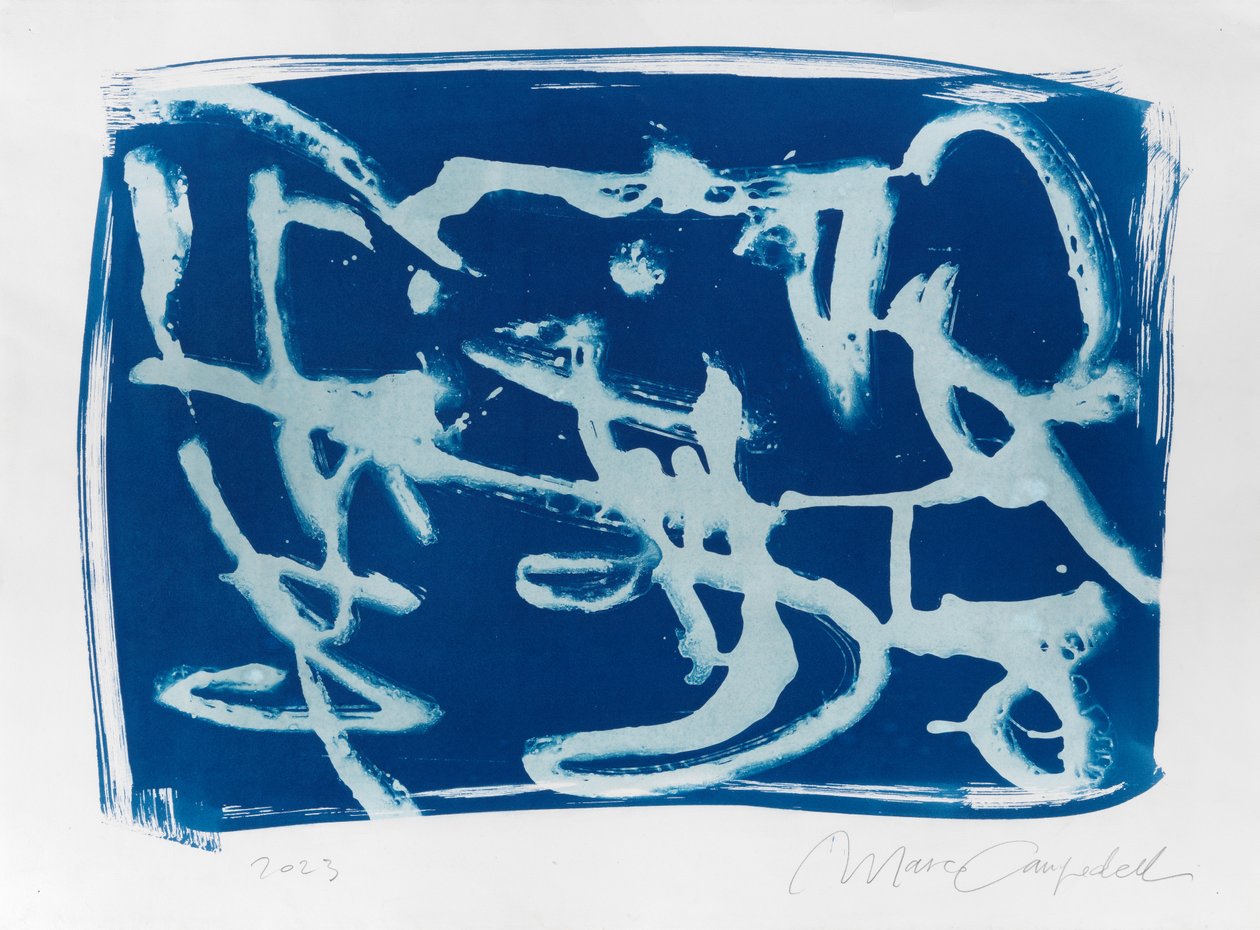 Asemic Writing, 2023 by Marco Campedelli