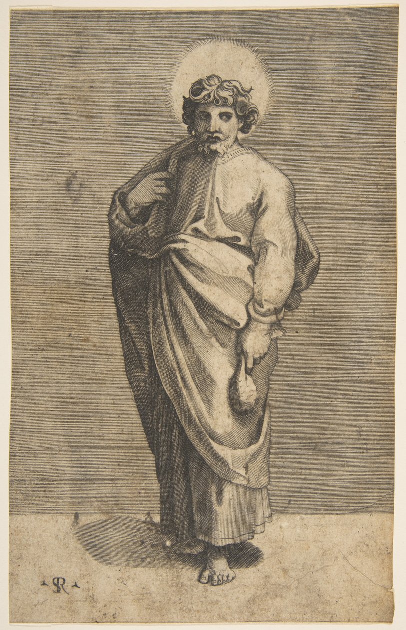 Saint Matthew Holding a Pouch by Marco Dente