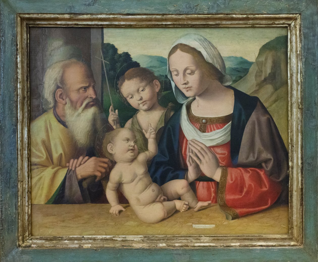 Holy Family with Saint John the Baptist, c.1525-39 by Marco Palmezzano