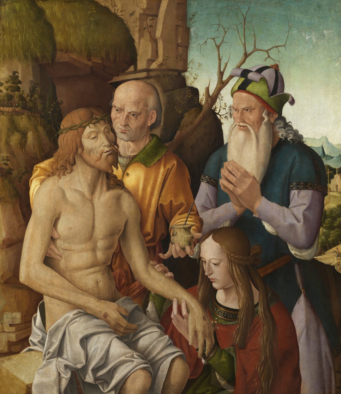 Lamentation over the Dead Christ by Marco Palmezzano