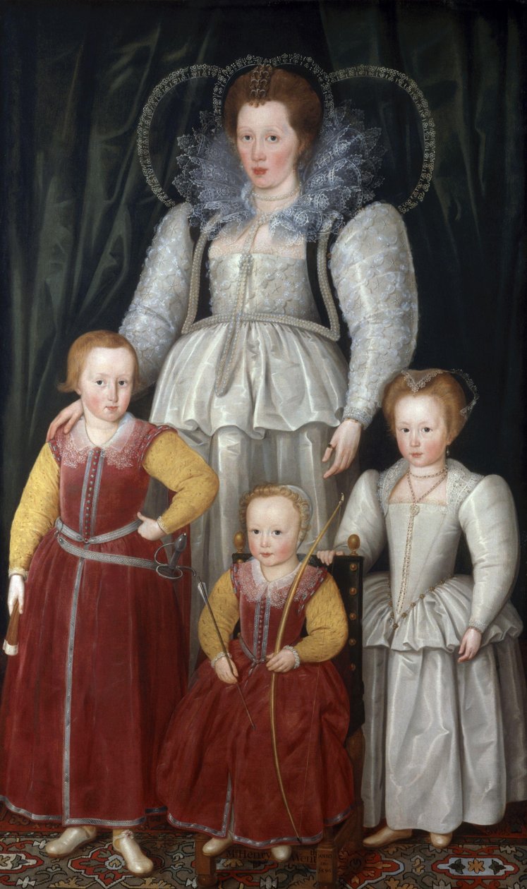 Portrait of Anne, Lady Pope (1561-1625) with Her Children by Marcus Gheeraerts the Younger