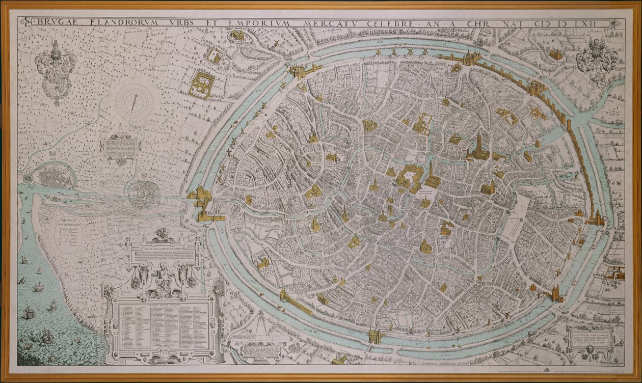 The City of Bruges by Marcus the Elder Gheeraerts
