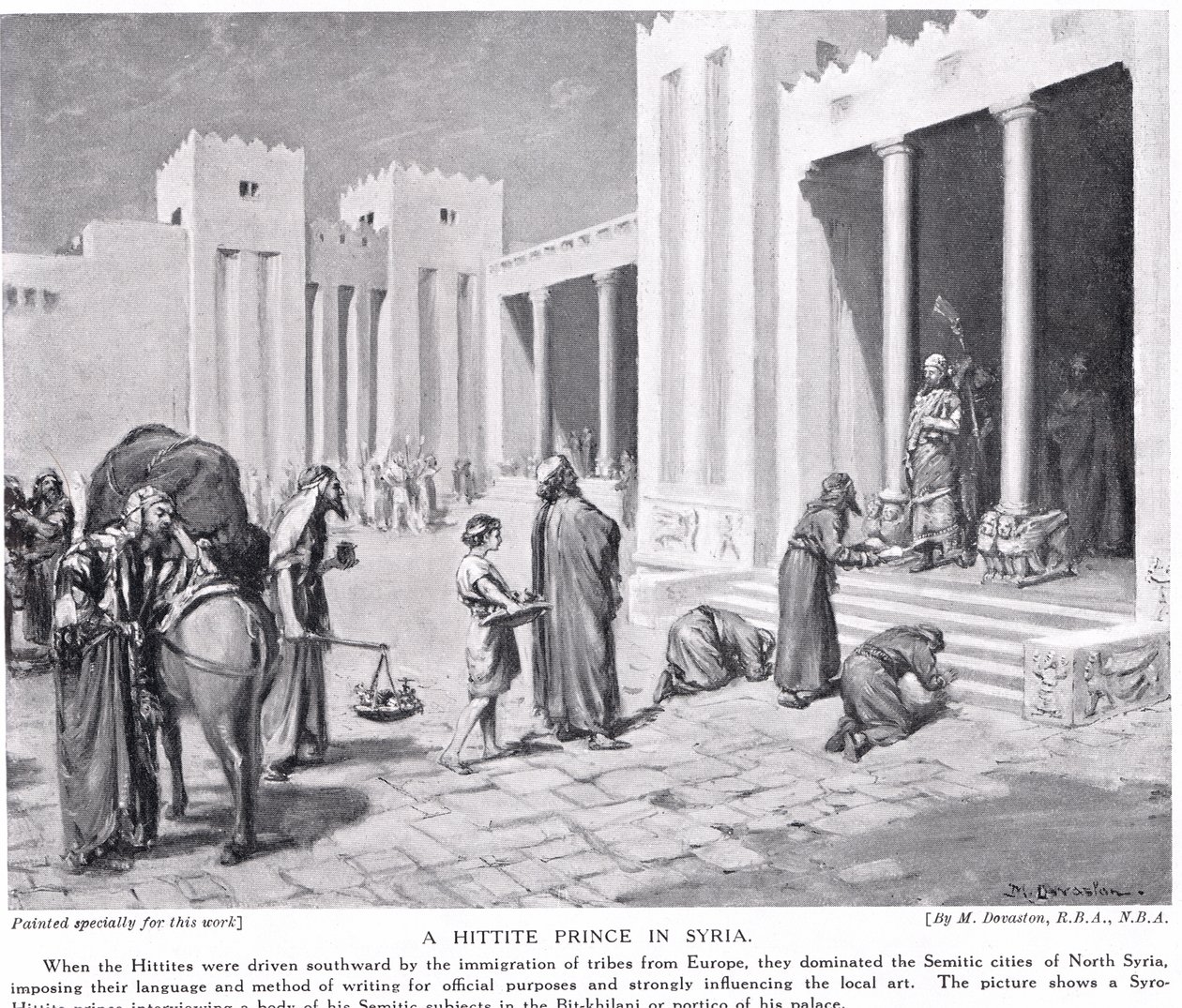 A Hittite Prince in Syria, illustration from 