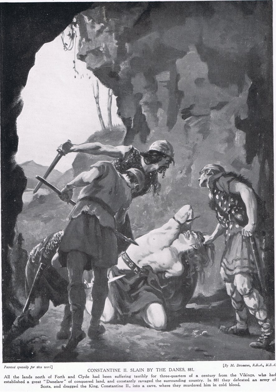 Constantine II Slain by Danes AD 881 by Margaret Dovaston