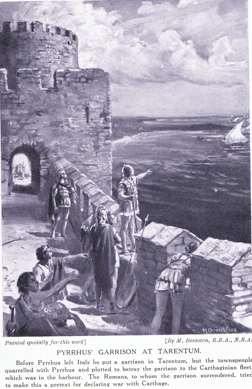 Pyrrhus Garrison at Tarentum by Margaret Dovaston