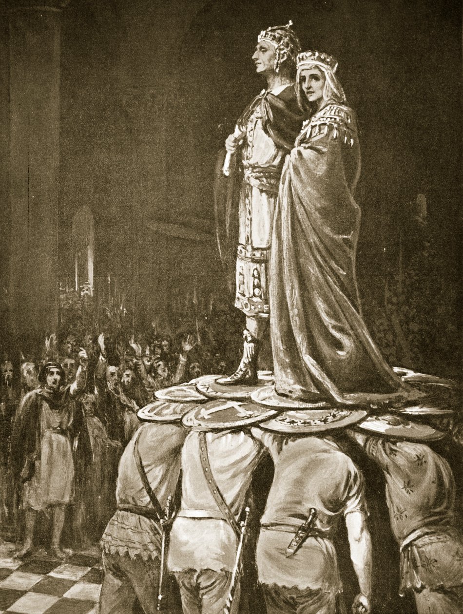 The Coronation of Marcianus, Illustration from 'Hutchinson's History of ...