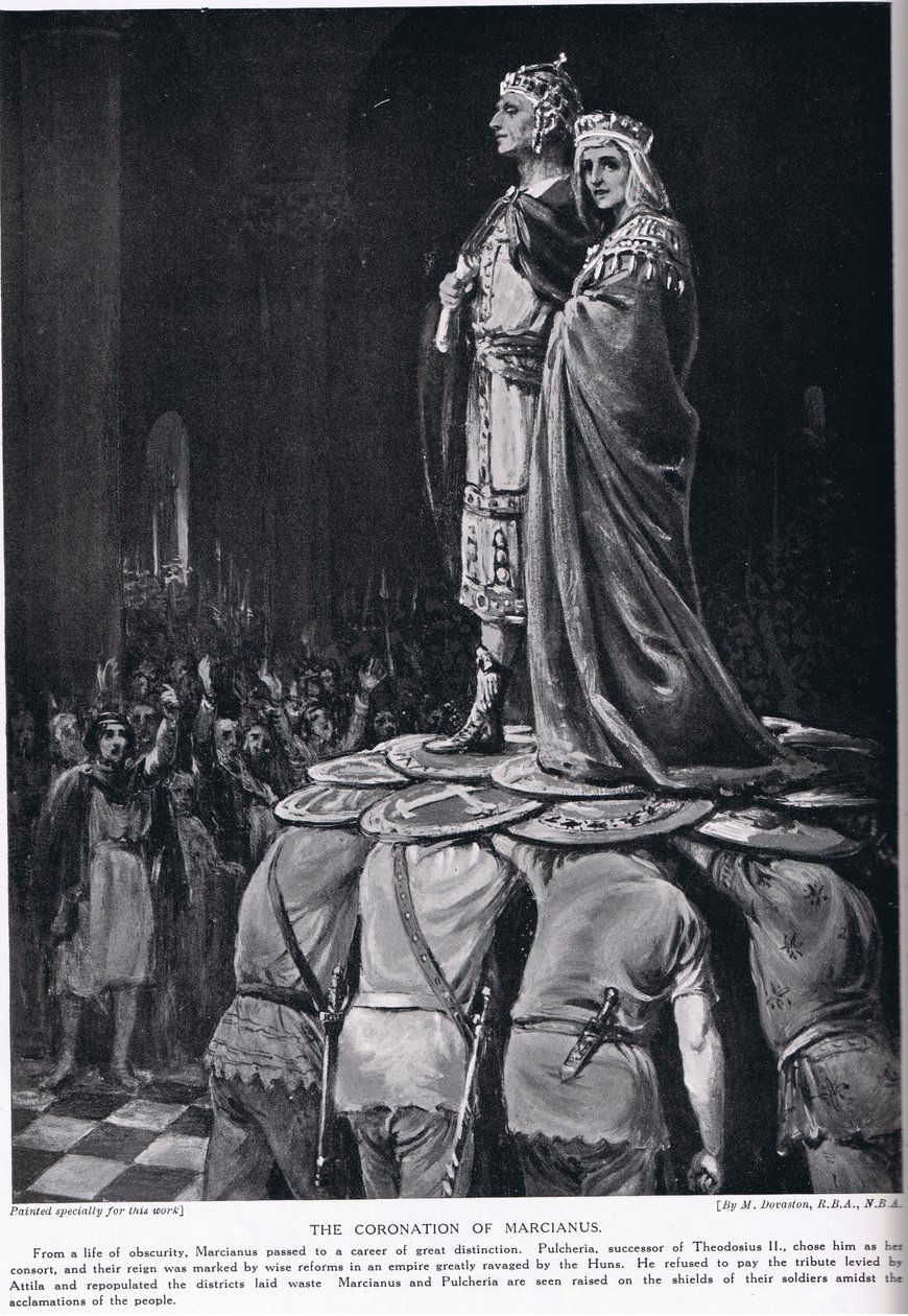 The coronation of Marcianus by Margaret Dovaston