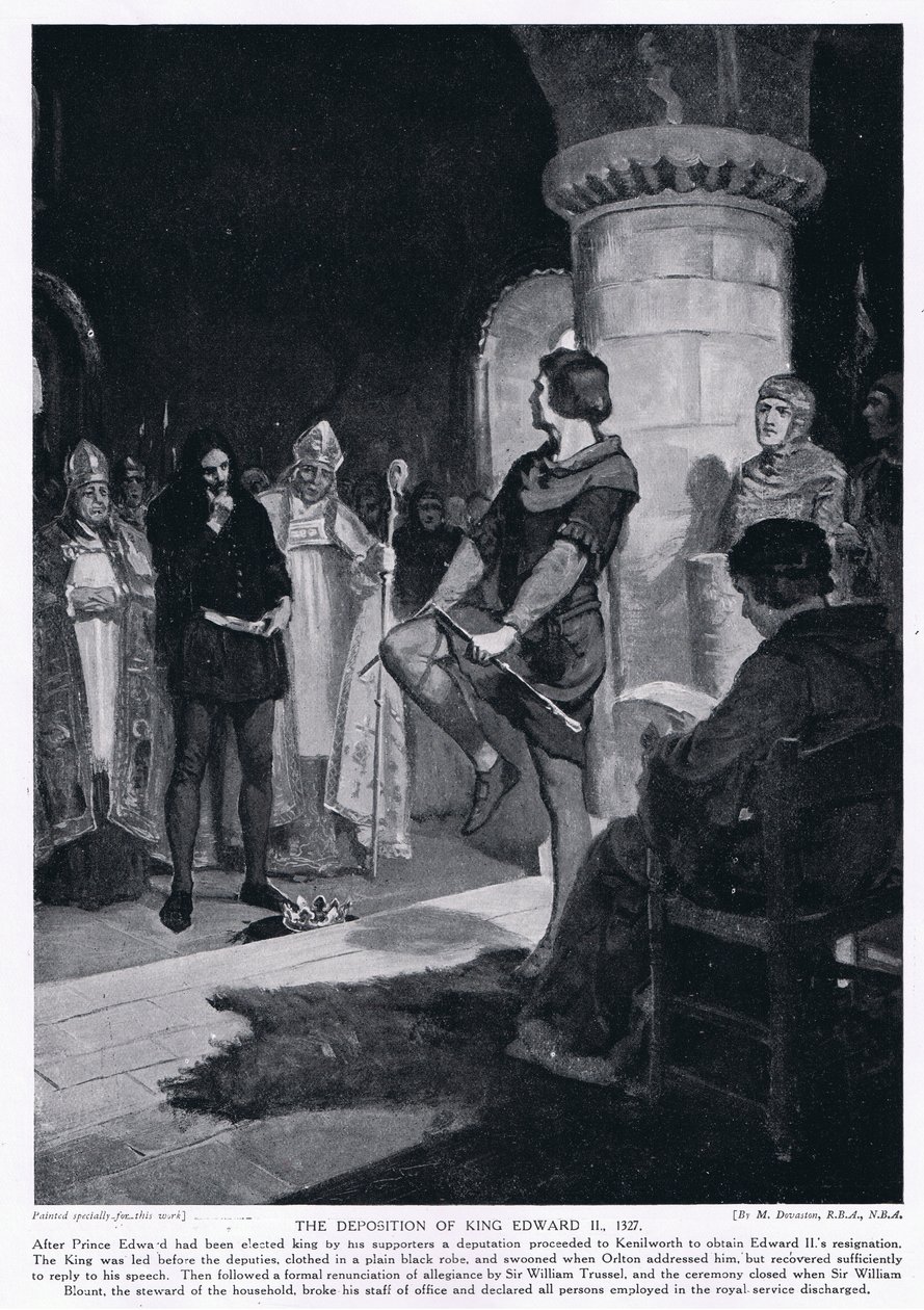 The deposition of King Edward II AD1327 by Margaret Dovaston
