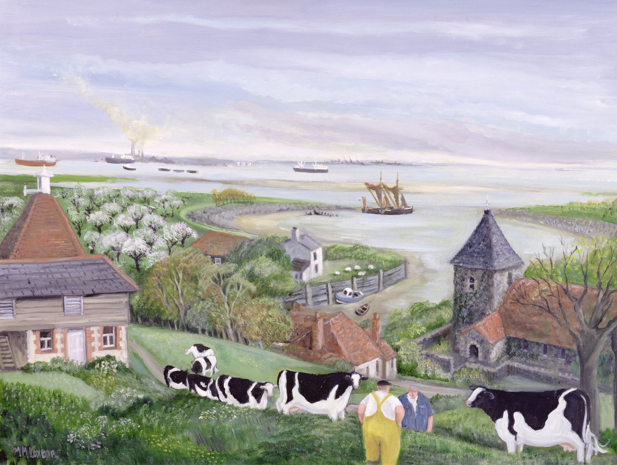 Thames Estuary Farm by Margaret Loxton