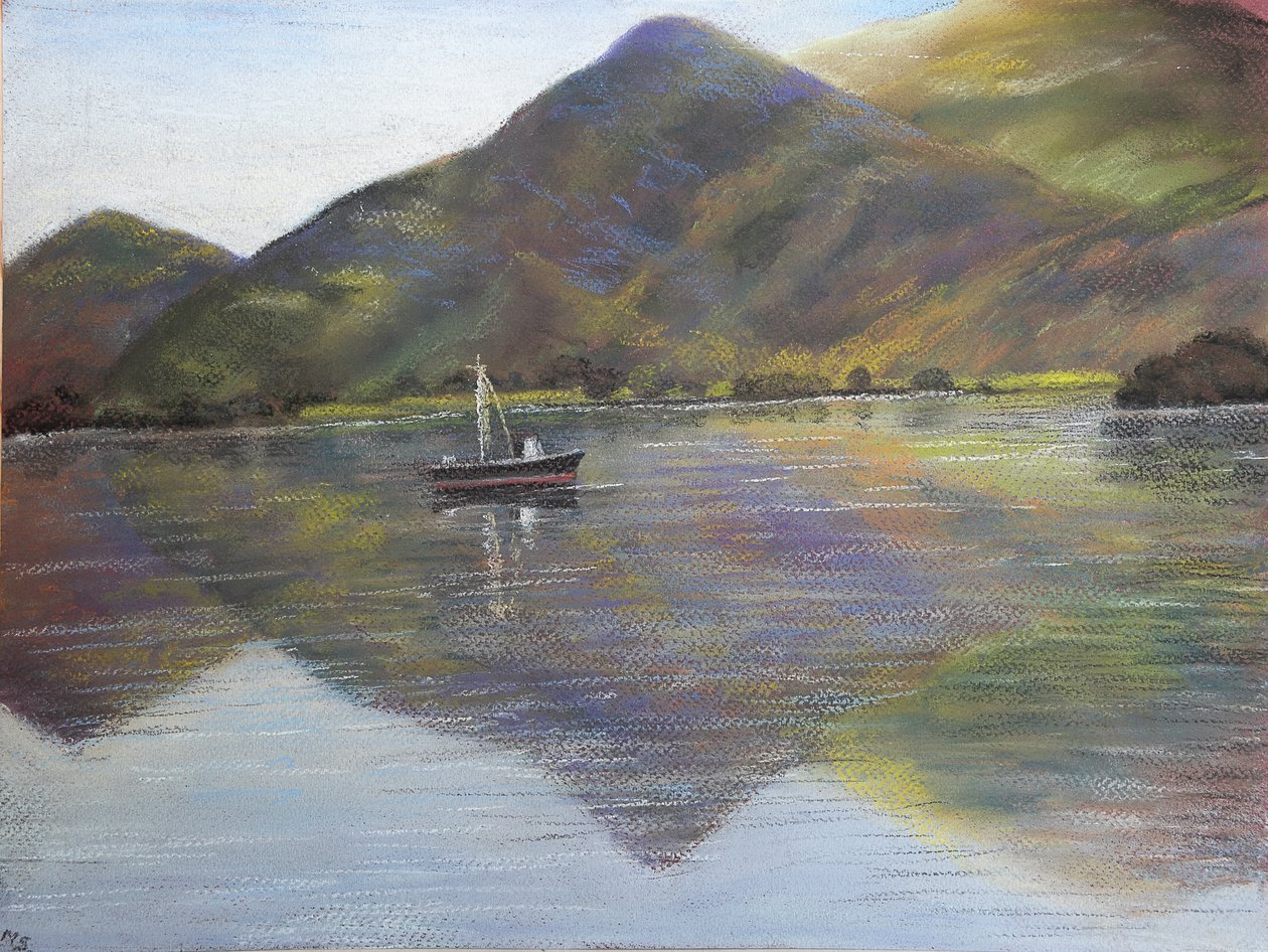 Lonely fisherman by Margo Starkey