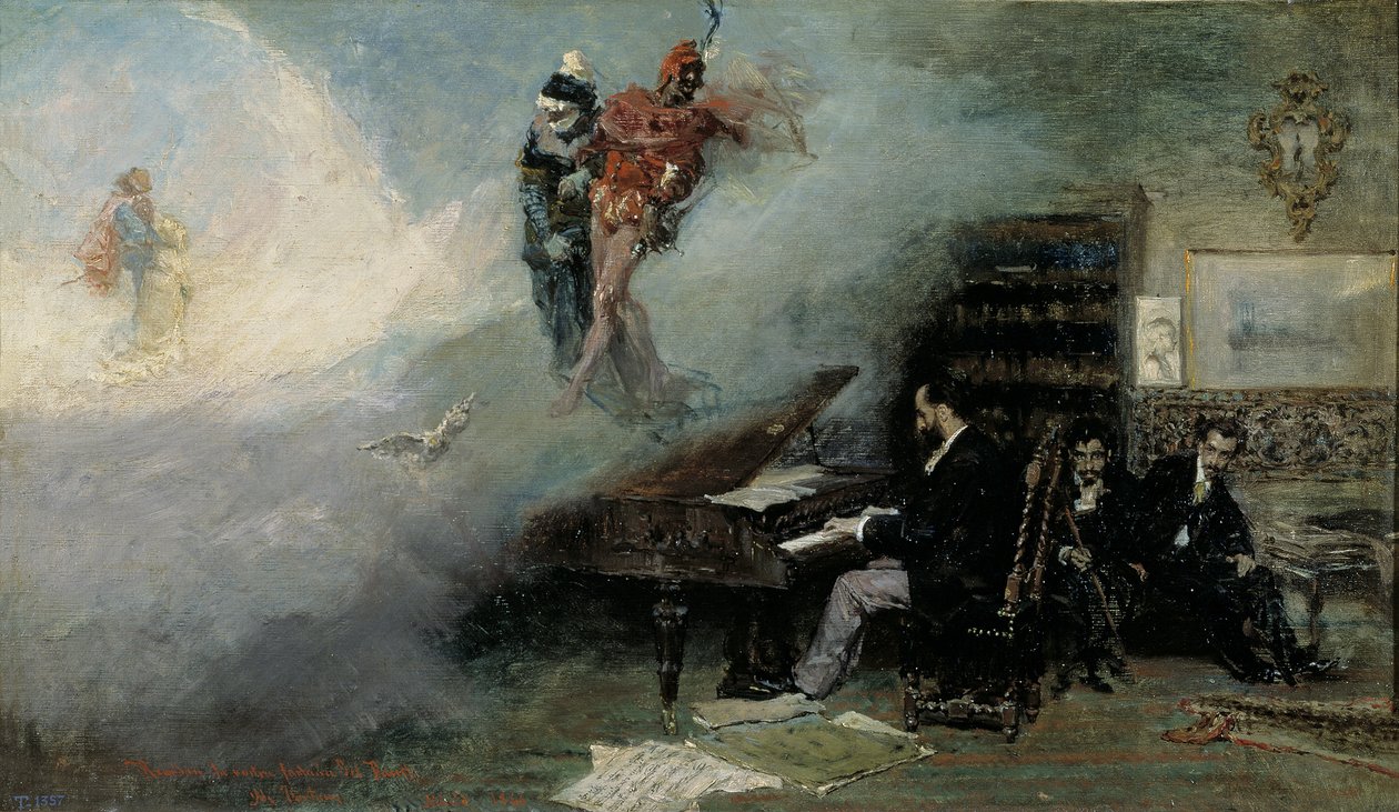 Fantasy on Faust, 1866 by Marià Fortuny