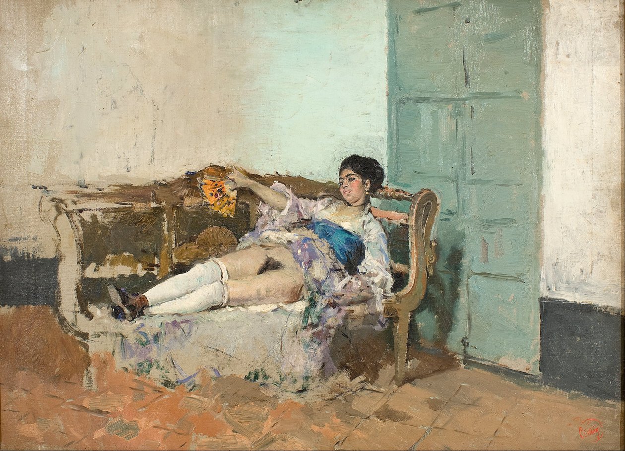 Carmen Bastián by Marià Fortuny Marsal